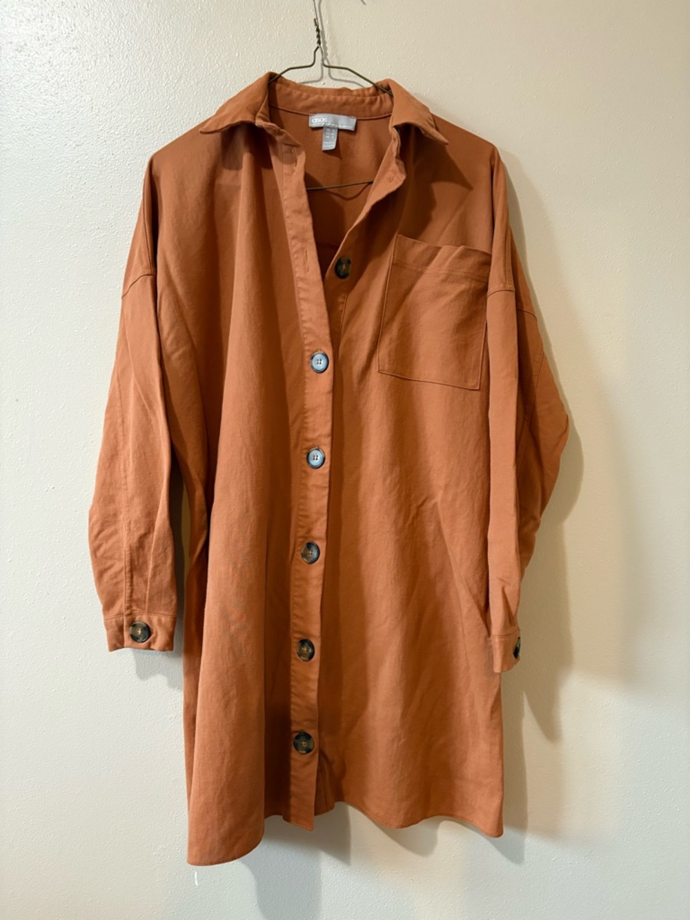 ASOS Oversized Button Up Shirt/Dress Women’s size 4